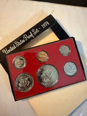 1974 Clad Proof Set U.S. Mint Original Government Packaging OGP